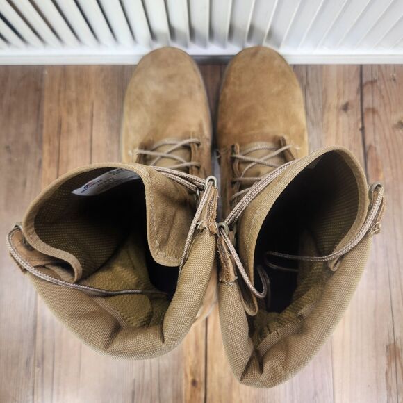 Belleville AFSTC Mens Sz 11 R Coyote Steel Toe Hot Weather Military Combat Boots - Picture 7 of 10